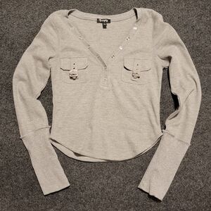 Dolls Kill waffle knit top